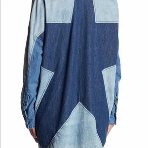 Free people denim shirt